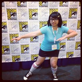 Tina Belcher from Bob's Burgers worn by CakeCosplay