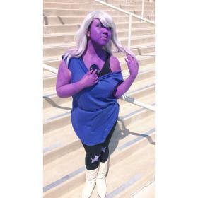 Amethyst from Steven Universe worn by CakeCosplay