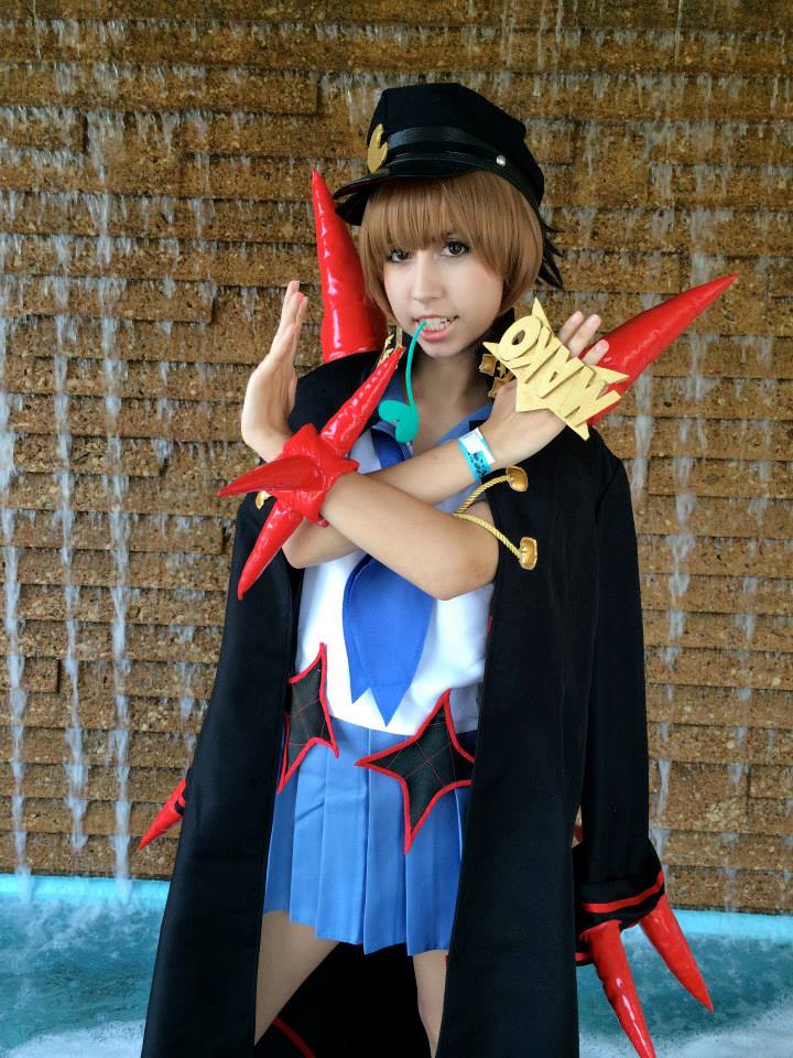 Photo of MilkTea cosplaying Mako Mankanshoku (Kill la Kill) .