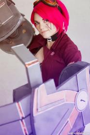 Vi from League of Legends worn by Andy Does Cosplay