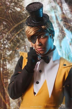 Bill Cipher from Gravity Falls worn by MrAJCosplay