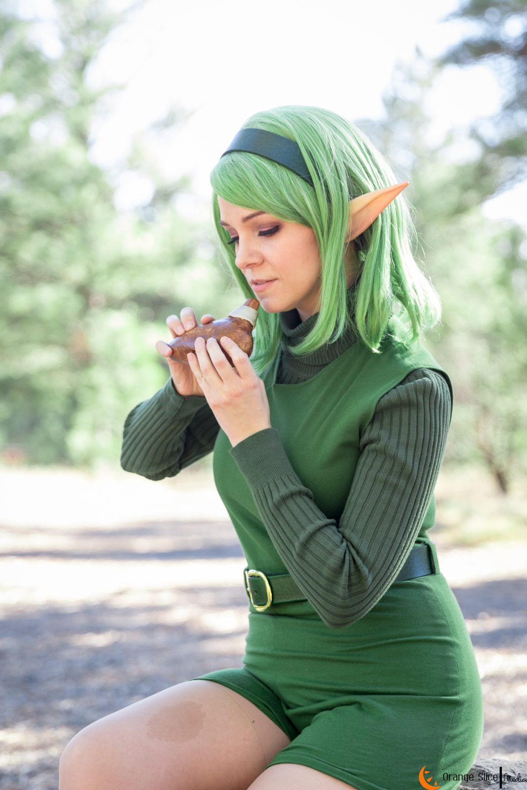 Female Link Cosplay from the Legend of Zelda: Ocarina of Time