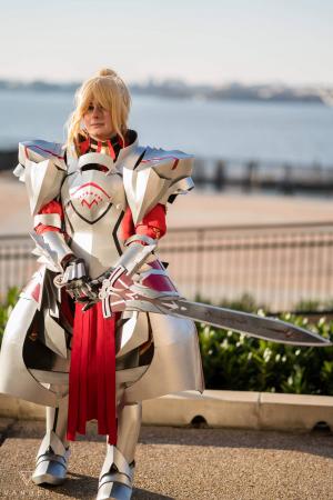 Mordred from Fate/Apocrypha worn by Black Rose Cosplay